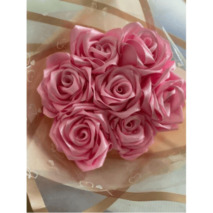 PINK RIBBON ROSE BOUQUET
