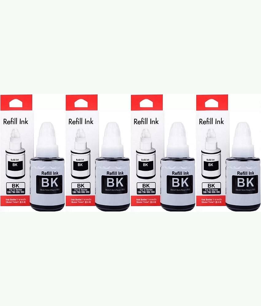 TEQUO 790 For G2000 Black Pack of 4 Cartridge for 790 INK G1000 , G1010 , G1100 , G2000 , G2002 , G2010 , G2012 , G2100 , G3000 , G3010