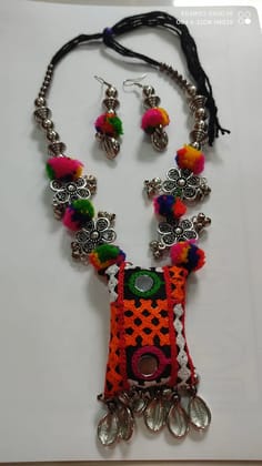 Handmade Navratri necklace