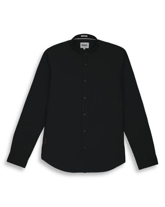 REGULAR SHIRT IN BLACK-M