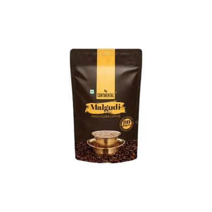 Continental Malgudi Fresh Filter Coffee 80 Degree, 50 gm Each - Pack of 4