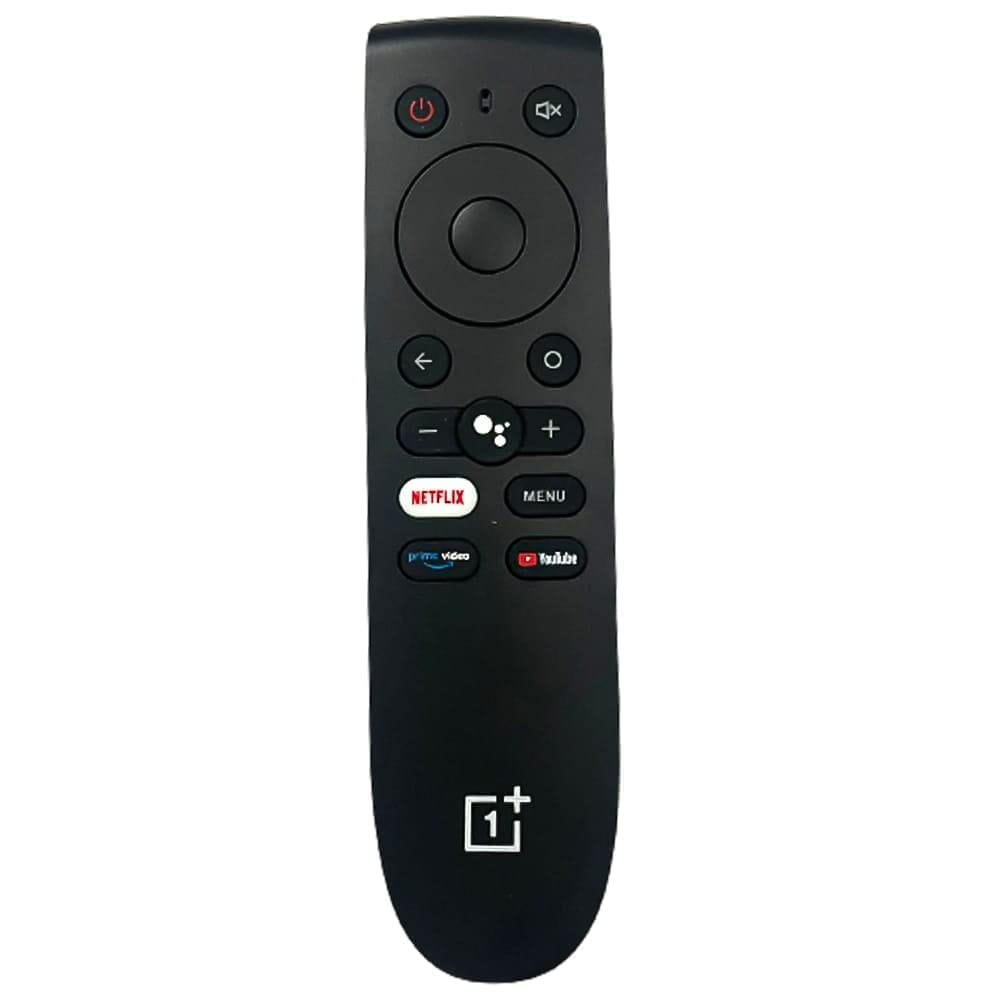 Hybite Infrared Remote Compatible with Oneplus Android TV Replacement of Original one Plus Smart tv Remote with Netflix YouTube and Prime Video Hot Keys Without Voice Command black / medium