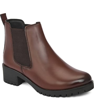 Fentacia - Brown Women's Ankle Length Boots