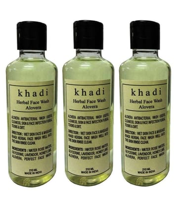 Khadi Herbal Aloevera Face Wash 210 ml