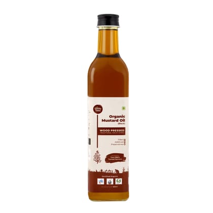 Earthy Tales Organics Wooden Cold Pressed Mustard Oil (Black) | Traditional Kachi Ghani | Natural & Organic, 3 L