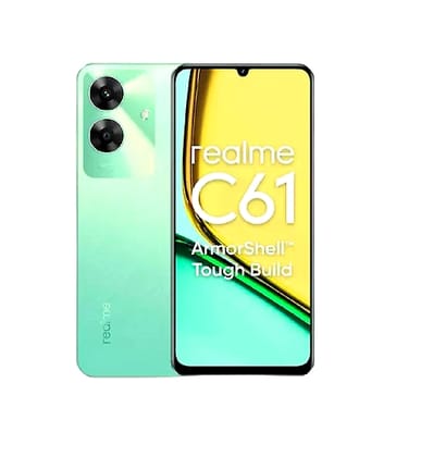 REALME C61 (Color - SAGARI GREEN, Storage - 64 GB, Ram - 4 GB) by ZALANI COLLECTION NX
