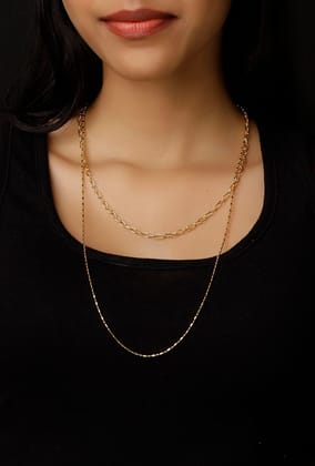 Isla Gold Layered Chain