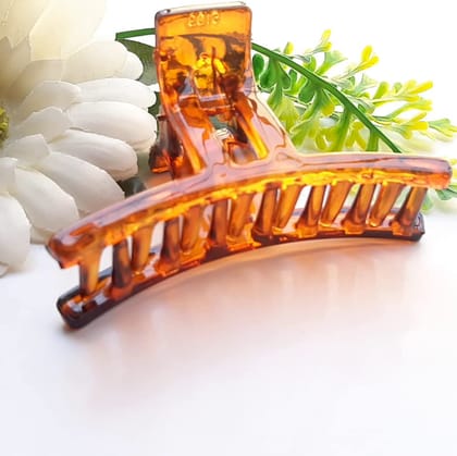 BIRDWARE big size hair clips clutcher for women claws for girls Imported Rubber Acrylic Material Stone Butterfly | hair clutchers | hair claw (Pack of 1) (Big, Orange/Shell-1.) BIRDWARE big size hair clips clutcher for women claws for girls Imported Rubb