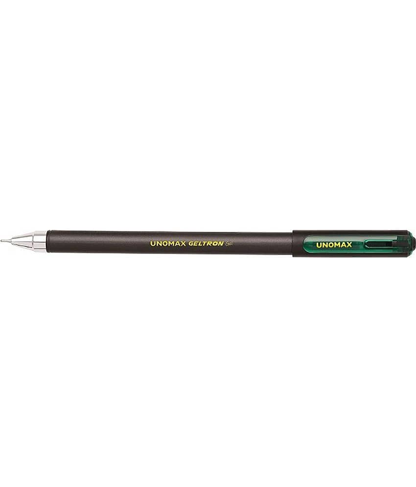UNOMAX Geltron Gel Pen Green Gel Pen (Pack of 30, Green)