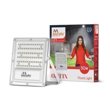 Murphy LED 50W OptiX Flood Light-Cool White / Pack of 1