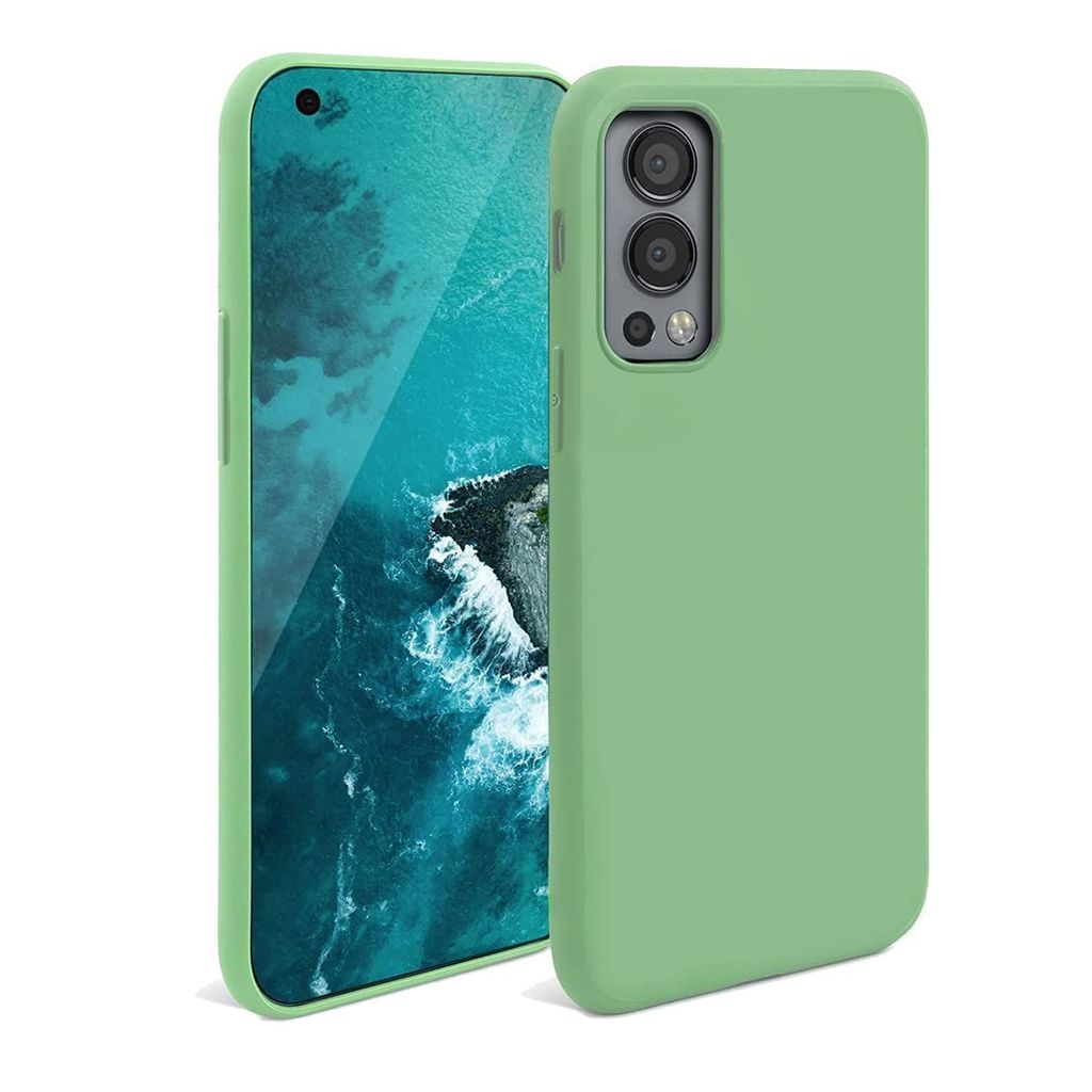 LIRAMARK Liquid Silicone Soft Back Cover Case for OnePlus Nord 2 5G