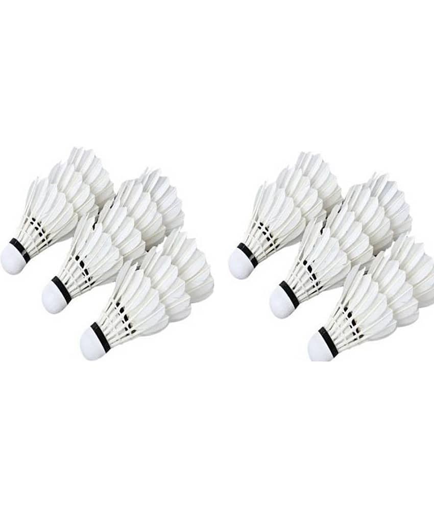 EmmEmm 20 Pcs Feather Shuttlecock Others