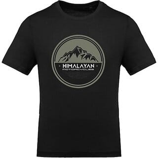 Fastbend Mens Black Printed Cotton Blend Round Neck T-Shirt