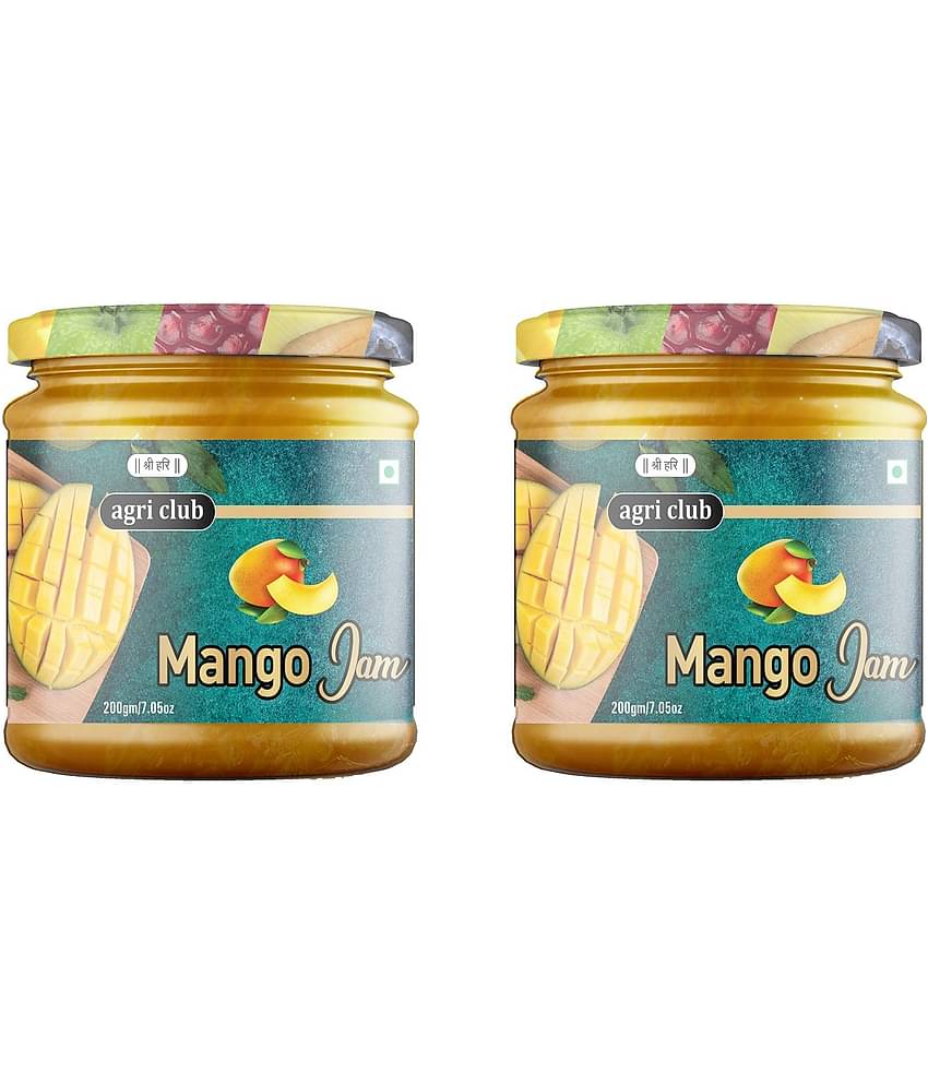 AGRI CLUB Super Mango Jam 400 gm(Pack of 2 x 200 gms)
