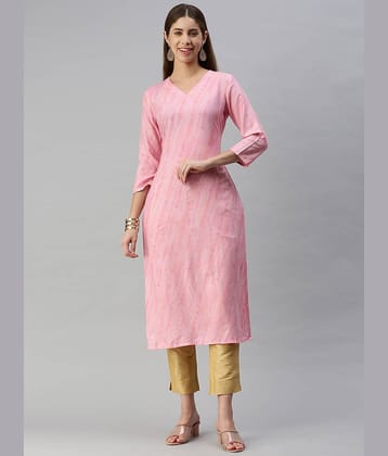 Hritika - Green Viscose Women's Straight Kurti ( Pack of 1 )