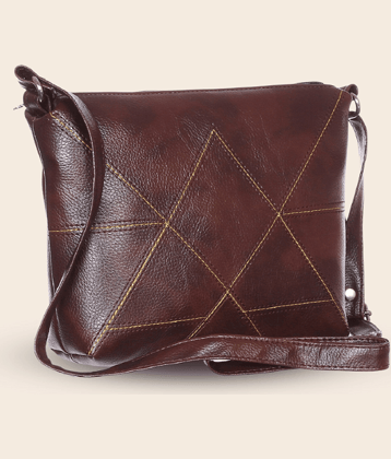 Blubags Sling Bag PU Set of 1 ( Brown )