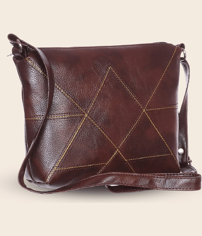 Blubags Sling Bag PU Set of 1 ( Brown )