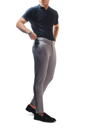 Grey European Trousers-28