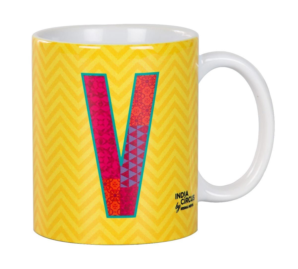 India Circus Victory Alphabet V Coffee Mug