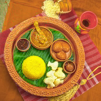 Bengali Chicken Thali.