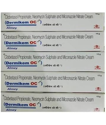 DERMIKEM OC CREAM 15 GM ( PACK OF 10) Day Cream 15 gm Pack of 10