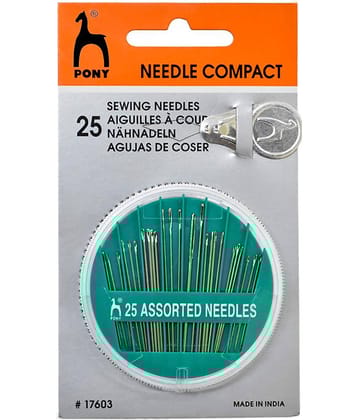 Shree Shyam™ Pony Hand Sewing Needles for Knitting Purpose (Standard Size, Multicolour) Pack-1