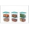 4-in-1 Container Versatile Food Storage Solution with Separate Compartments for Snacks, Fruits, and Meal Prep, Ideal for Lunch Boxes and Kitchen Organization
