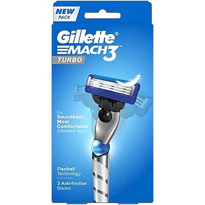 Gillette Mach3 Turbo Mens Razor for MenFlexball Technology1 pc, 1 pc