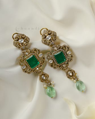 Gold Polish Silver Earrings CHE2112