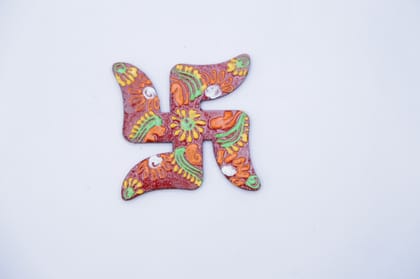 Decorative Wooden Swastik