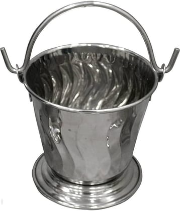 Dynore - Silver Serving Bucket ( Pack of 1 )