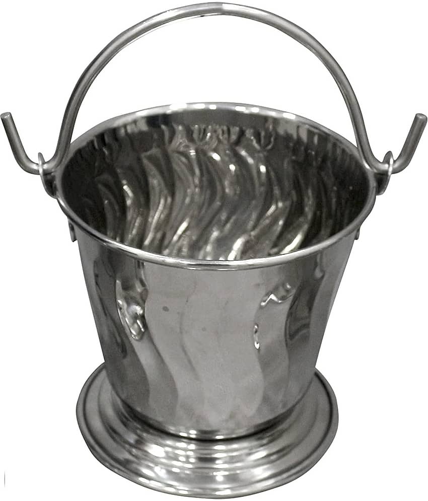 Dynore - Silver Serving Bucket ( Pack of 1 )