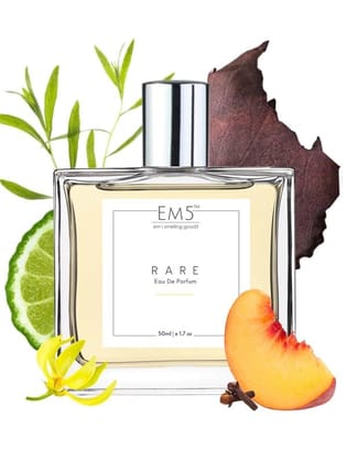 EM5 Rare Unisex Perfume | Eau de Parfum Spray for Men & Women | Woody Musky Powdery Fragrance | Luxury Gift for Him/Her EM5 Rare Unisex Perfume | Eau de Parfum Spray for Men & Women | Woody Musky Powdery Fragrance | Luxury Gift for Him/Her - 50 ml (Pack 
