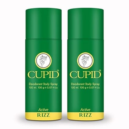 Cupid Active Rizz Deo 150ML (Pack of 2)