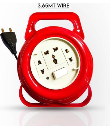 JGARD TURBO 2 Pin FLEX BOX Extension Board (6Amp, 240V) 3.65mt 3 Socket Extension Board