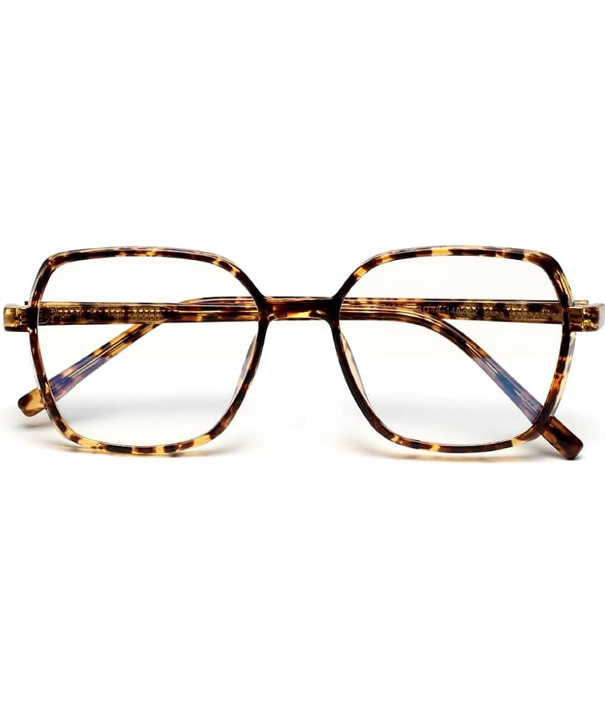 YourSpex - Brown Square Eyeglass Frame ( Pack of 1 )