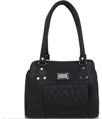 The monaina crapt Shoulder Bag PU Set of 1 ( Black )