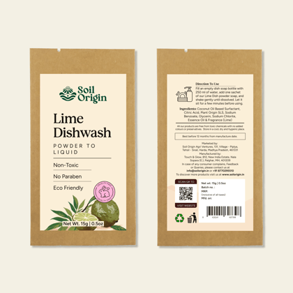 Eco-Friendly Hand & Dishwash Combo - Jasmine Handwash & Lime Dishwash (pack of 2)