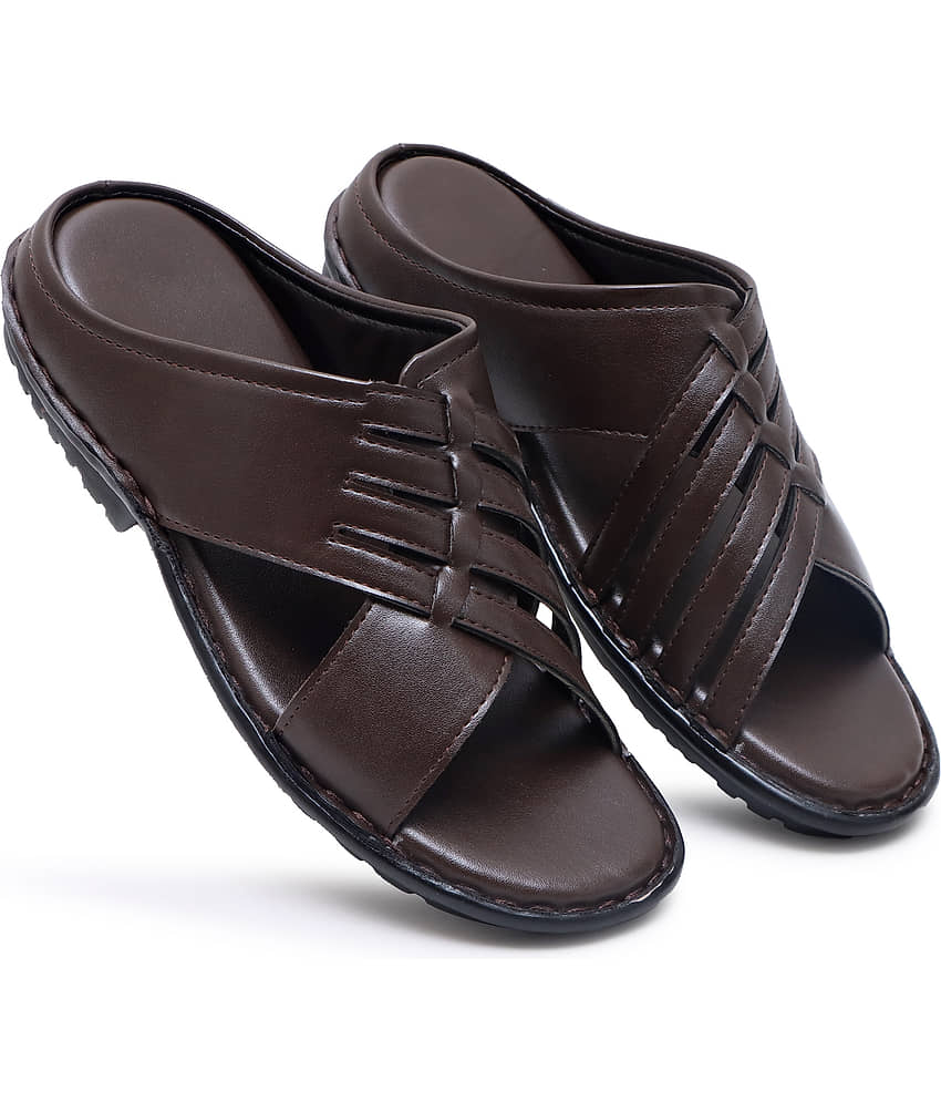 SHUAN - Black Men's Floater Sandals
