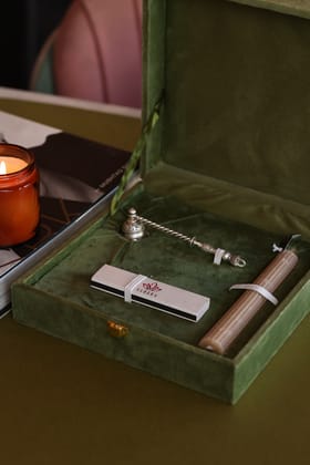 Bell Silver Candle Snuffer with Twisted Handle