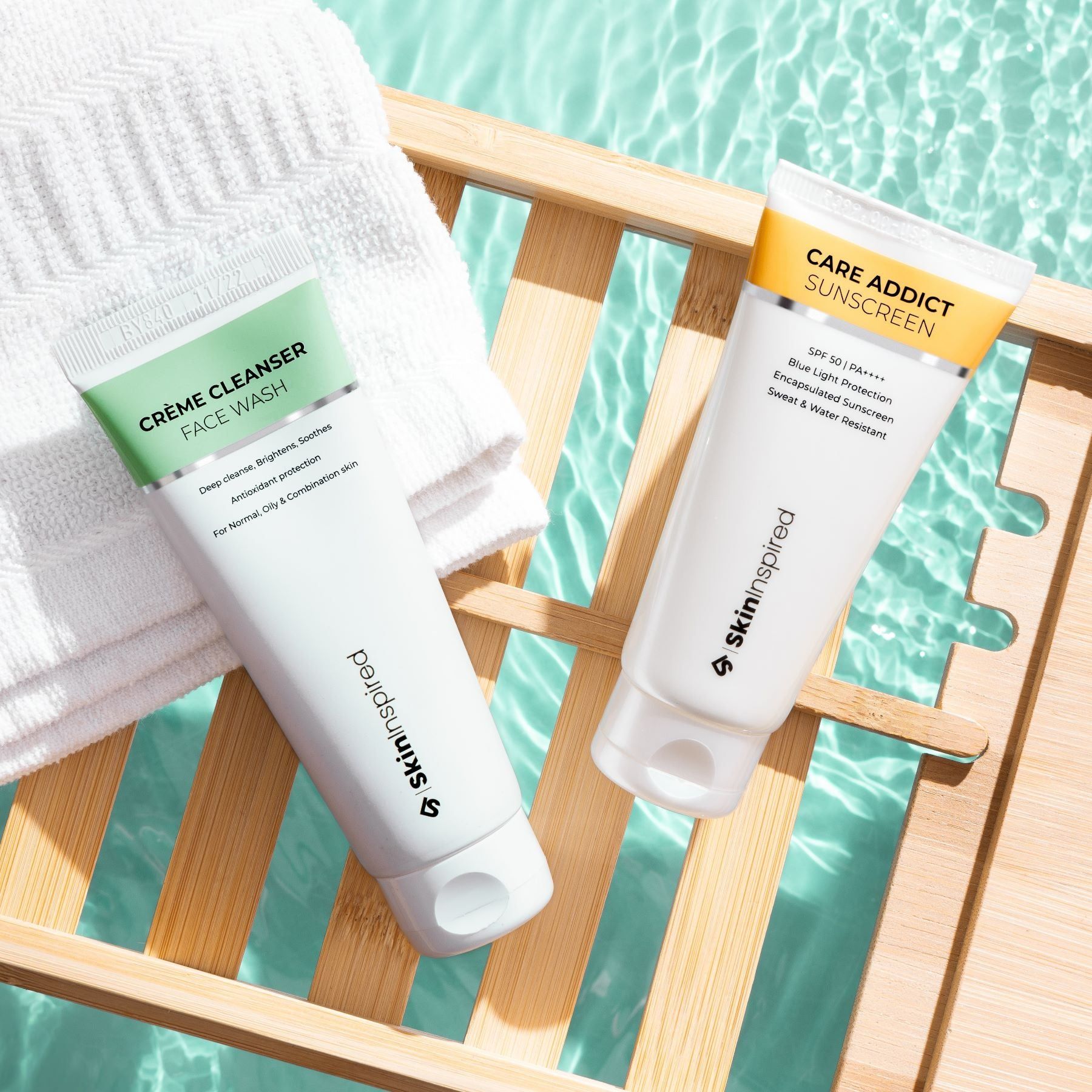 The Basics (Creme Cleanser Face Wash 70g + Care Addict Sunscreen 50g)-Combo