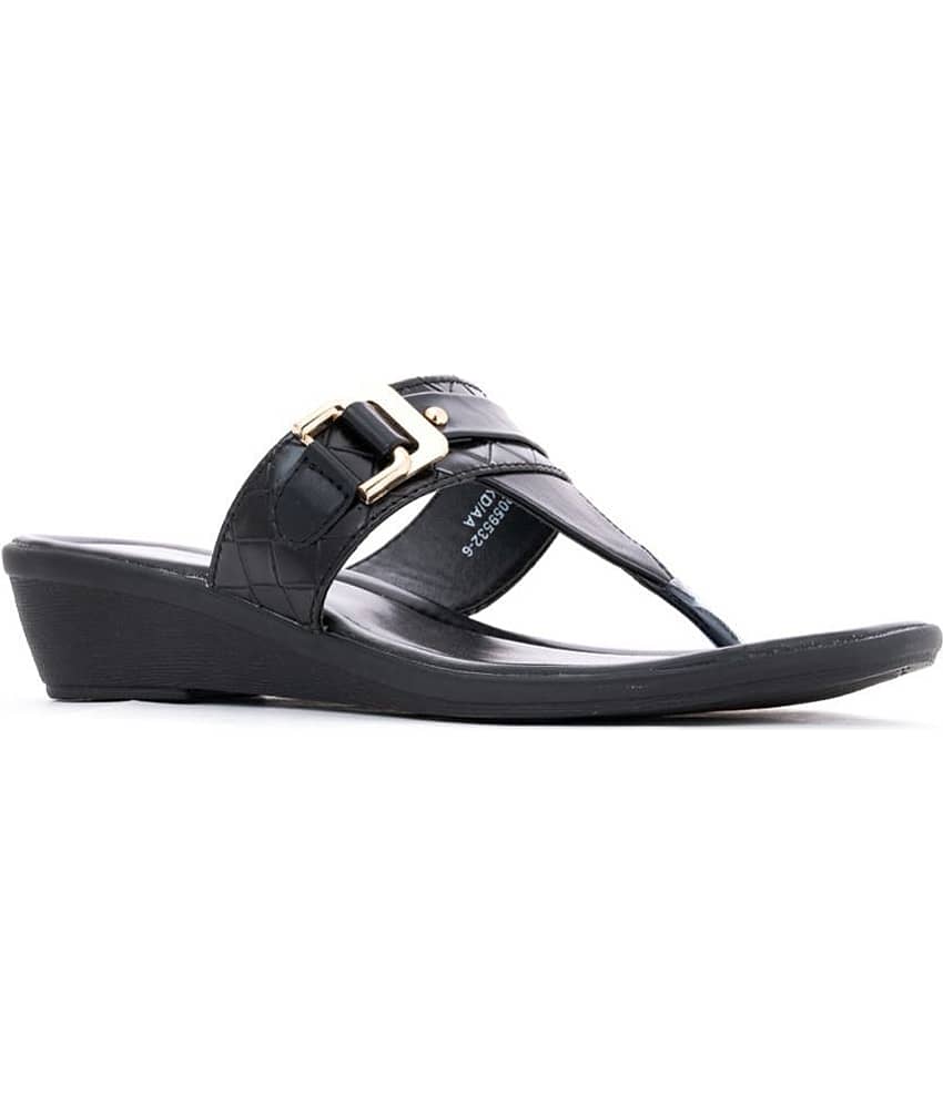 KHADIM - Black Women's Slip On Heels