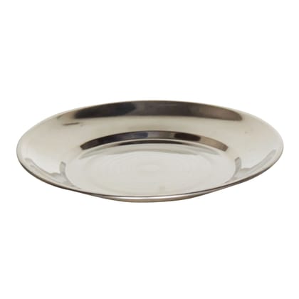 Silver Touch Dinner Plate Quarter Size Stainless Steel Plate (SMAS090 A)