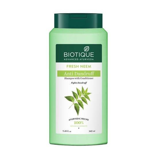 Biotique Fresh Neem Anti Dandruff Shampoo & Conditioner 340ml 