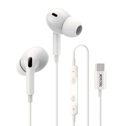 TecSox  Prime Type C Earphones Online | Supports All Device