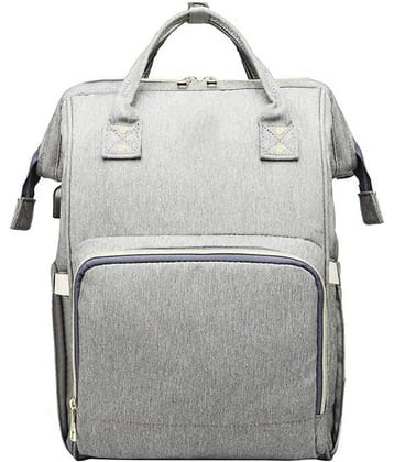 House Of Quirk Gray Diaper Bags - 1 Pc