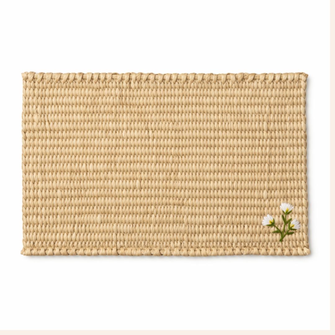 Kauna Grass Embroidery Placemat