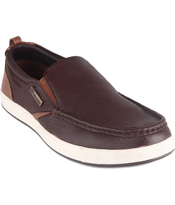 Red Chief RC3887 003 Brown Men's Slip-on Shoes