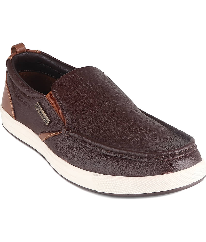 Red Chief RC3887 003 Brown Men's Slip-on Shoes