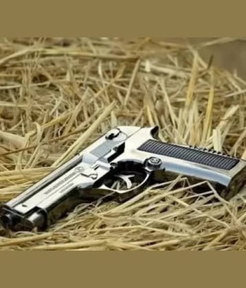 Peshkar Silver Iron Cigarette Lighter ( Pack of 1 )